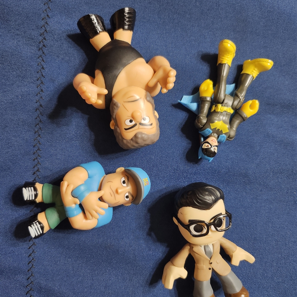 No Box, 4 Toys , Used figura de vinilo Funko de Clark Kent